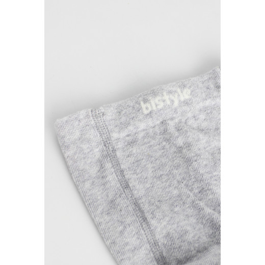 Bistyle Combed Cotton Single Tight (0-6 m) Grey