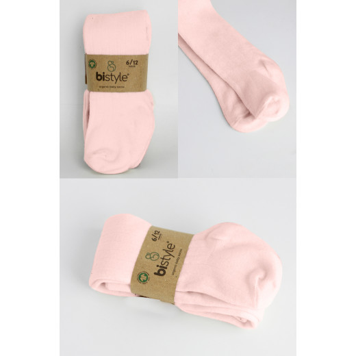 Bistyle Combed Cotton Single Tight (12-24 m) Pink