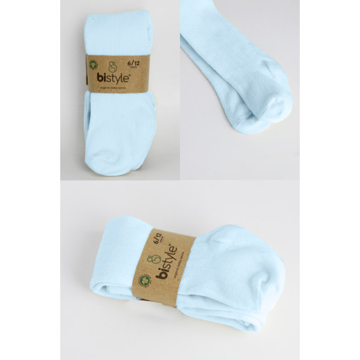 Bistyle Combed Cotton Single Tight (6-12 m) Light Blue