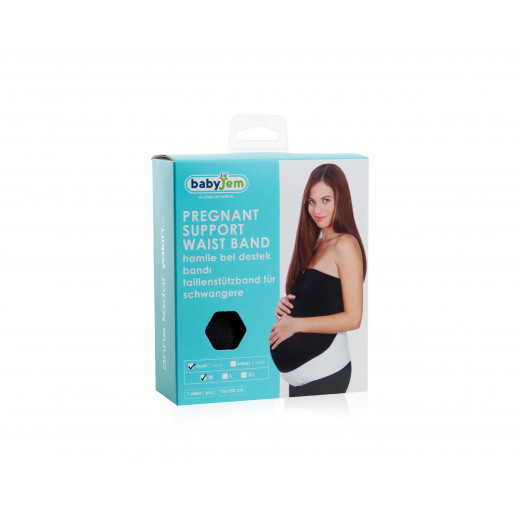 Babyjem Pregnancy Support Waist Band / Black (M)