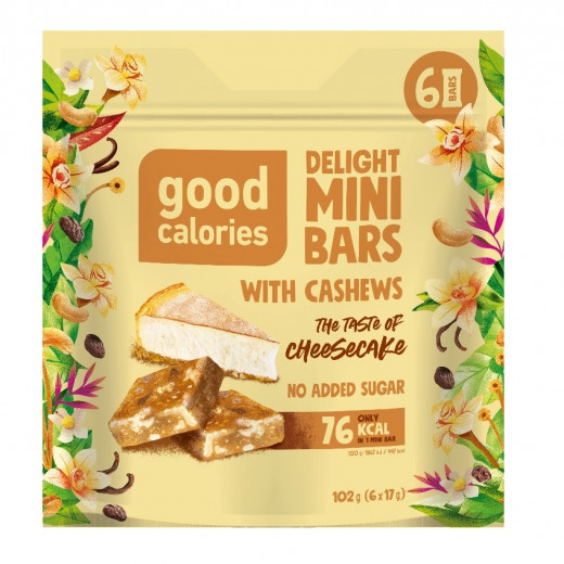 Good Calories Mini Bars Cashews Cheesecake 6s