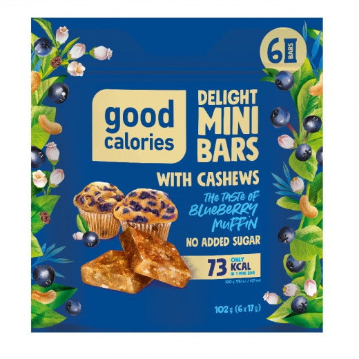 Good Calories Mini Bars Blueberry Muffin 6's