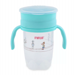 Farlin Training Cup 12 Months+, Blue, 240ml