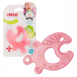 Farlin, Silicone Gum Soother, 3+, Red