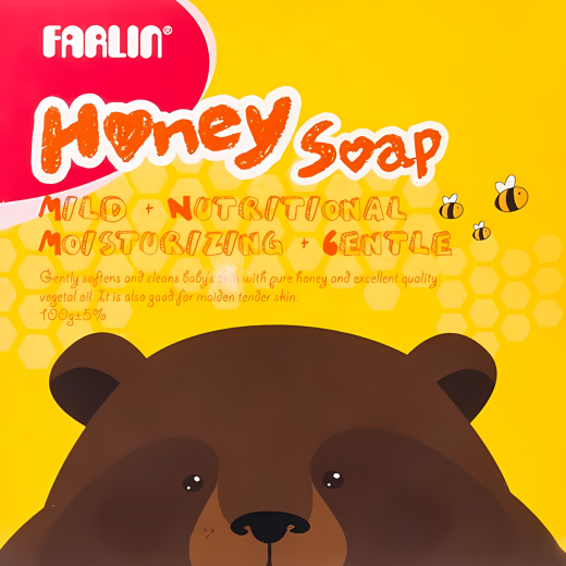 Farlin, Baby Honey Soap, 100gm