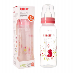 Farlin, Standard Neck Natural Feeding Bottle, Pink , 240ml