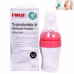 Farlin 150 Wide Neck Transbottle Silicone Feeder (Pink)