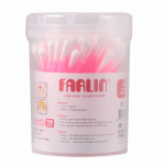 Farlin - Paper-Stem Cotton Buds 100 pieces, زهري