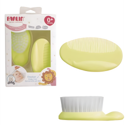 Farlin - Baby Comb & Brush Set, Green