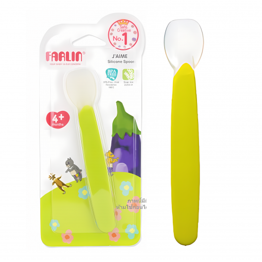 Farlin Silicone Spoon, Green