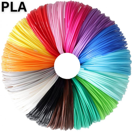 15 Bright Colors 1.75mm 3D Pen PLA Filament Refill