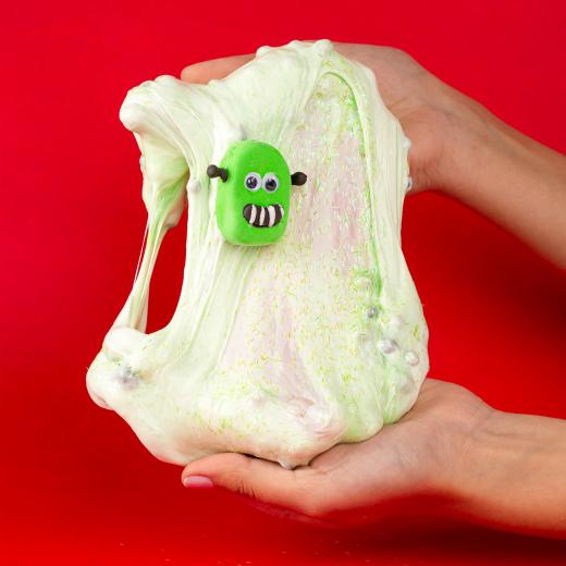 MamaSima Green monster Themed Slime