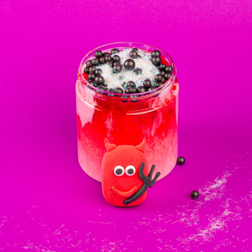 MamaSima Red Monster Themed Slime