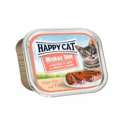 Happy Cat Wet Poultry & Salmon 100G