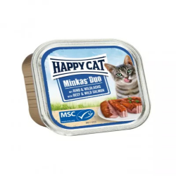 Happy Cat Wet Duo Beef & Cod 100G