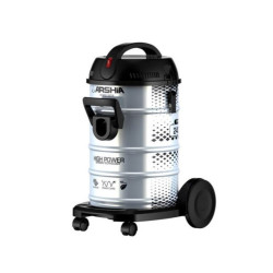 Arshia Drum Vacuum Cleaner Silver Color 23 Liter