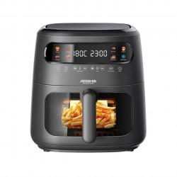 Arshia Multifunctional 8L Window Basket Air Fryer Black