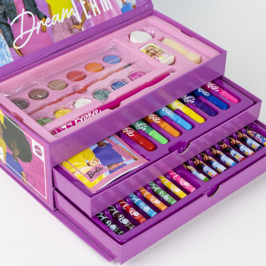 Cerda - Colouring Stationery Set Briefcase Barbie