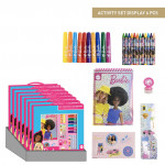 Cerda - Colouring Stationery Set Display Barbie