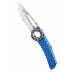 SPATHA knife with carabiner hole and emergency knife