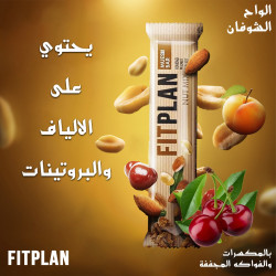 Fitplan Nut Mix Muesli Bar with Nuts & Dried Fruits & Stevia ( No Added Sugar ), 30 Bars ( One Full Box )