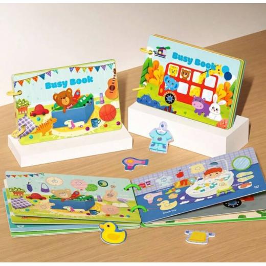 Busy book, activity book, multicolour, 21*14, multiple pieces