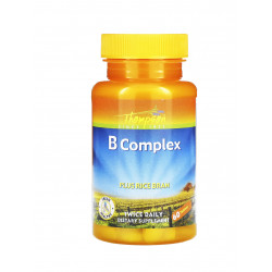 Thompson, B Complex, Plus Rice Bran, 60 Tablets