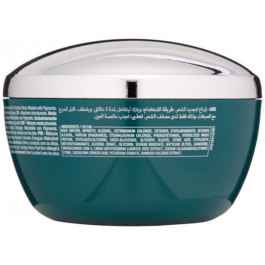 Alfaparf Milano Semi Di Lino Reconstruction Reparative Mask for Damaged Hair, Sulfate Free - Safe on Color Treated Hair - Paraben and Paraffin Free  200ml