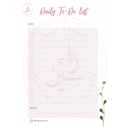 Magnetic Daily To-do list, A5, 3Pieces