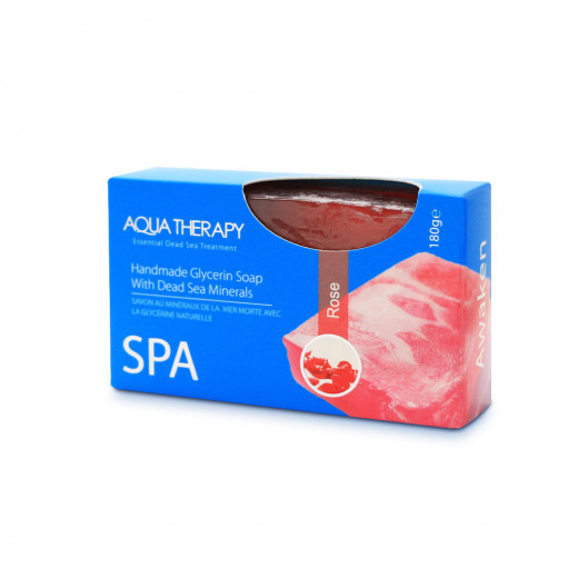 Aqua Therapy Hand Made Glycerine Soap ( Rose), 180g