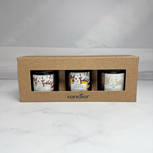 Three candles gift set 3*100