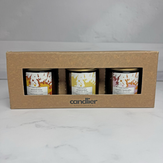 Three candles gift set 3*100