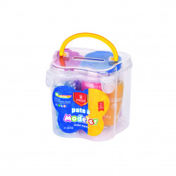 Vertex play dough container 7pcs + 2 molds (safe for children) VS-4030