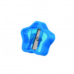 plastic pencil sharpener, 3.4*1.2cm，4.4g 4 colors assorted