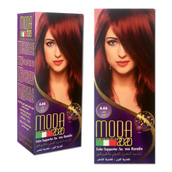 Moda Hair Color - No. 6.66 Fiery Red