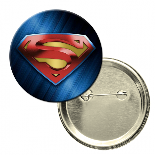 Button badge - Superman style 1