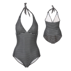 Marine Navy Stripes Swimsuit for women - Size 38