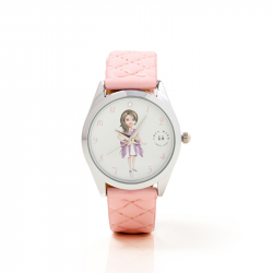 Heera’s kids Pink watch with white stone representing diamond