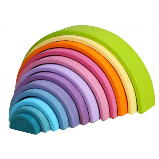 12 pcs Stacking Rainbow pastel color