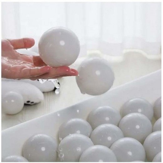 50 pcs Light grey soft plastic balls