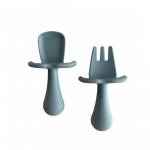 Babyccino, Training Spoon & Fork, Blue