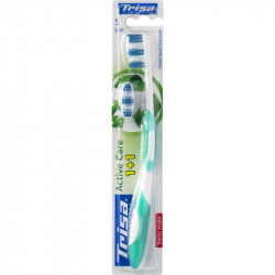 Trisa Active Care Toothbrush - Blue and Black