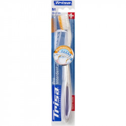 Trisa Pro Interdental Medium Toothbrush With Travel Cap