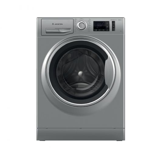 Ariston Washer Machine  8 Kg Front Load Silver