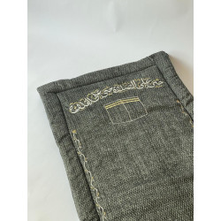 Charcoal tweed Velvet prayer Mat 120*73*2