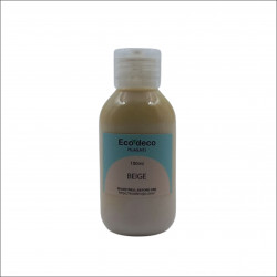 Ecodeco 100ml Beige Color for Resin and Concrete Art