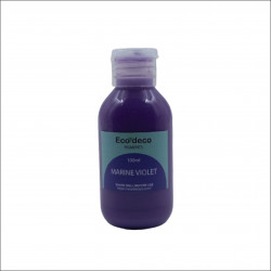 Ecodeco 100ml Marine Violet Color for Resin and Concrete Art