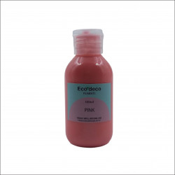 Ecodeco 100ml Pink Color for Resin and Concrete Art