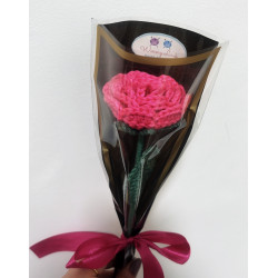 1 Pc handmade pink rose