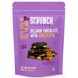 Scrunch Belgian Dark Chocolate Barks with Honeycomb